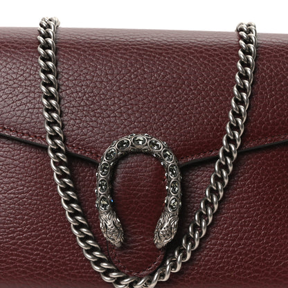Gucci Dollar Calfskin Crystal Mini Dionysus Chain Wallet Vintage Bordeaux 7 of 9