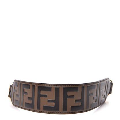 Fendi Calfskin FF 1974 Embossed Mini Strap You Maya Black 1 of 5