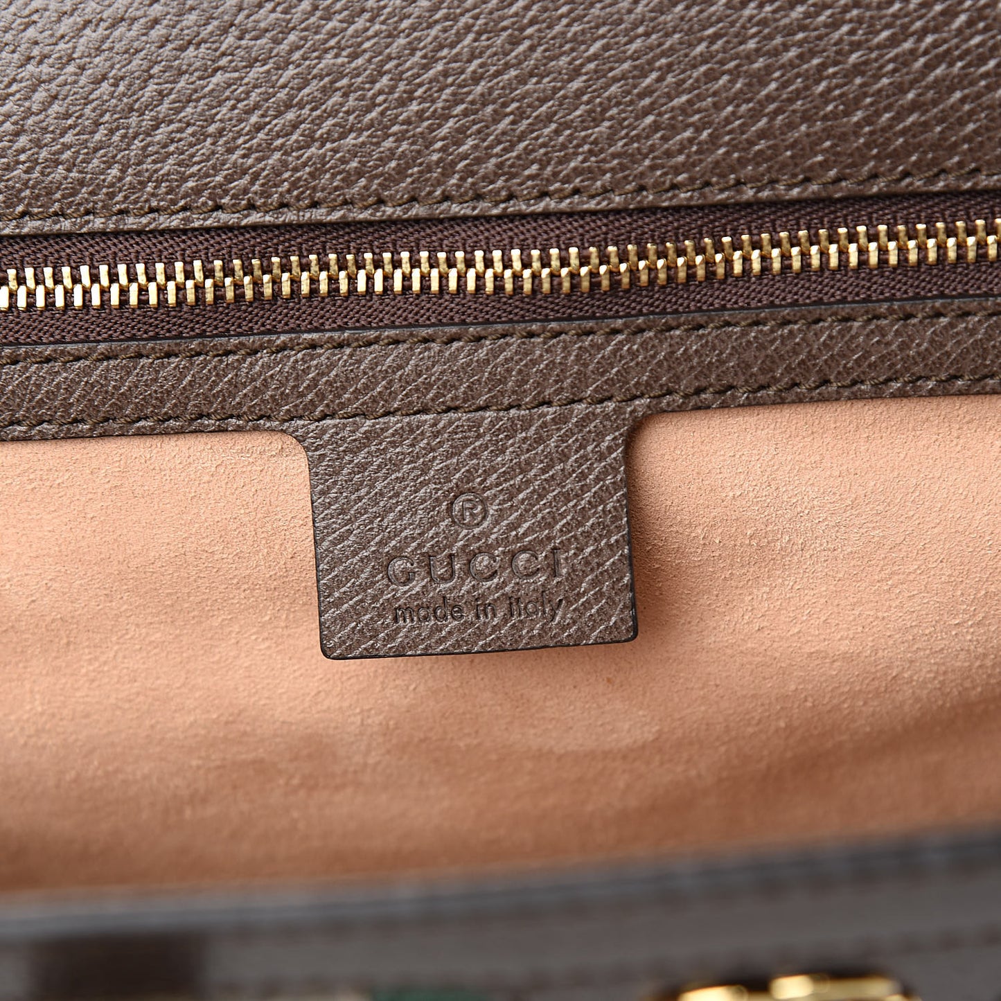 GG Supreme Monogram Web Ophidia Vertical Tote Brown