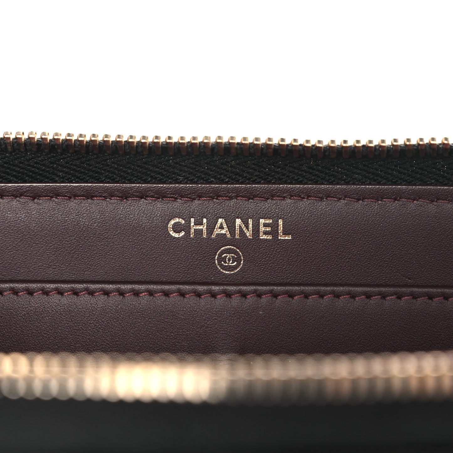 Caviar Quilted Large Gusset Zip Around Wallet Black
