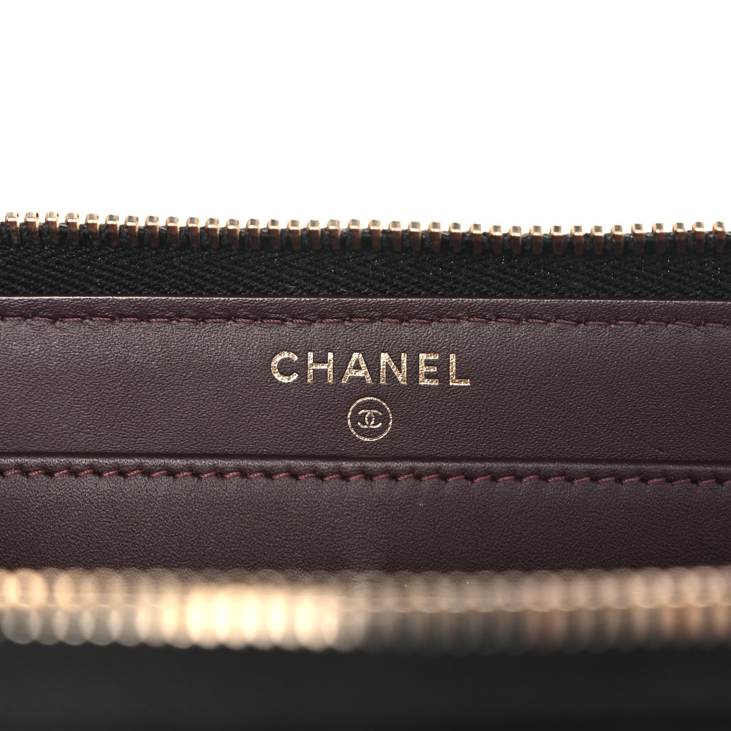 Chanel Caviar Quilted Large Gusset Zip Around Wallet Black 6 of 15