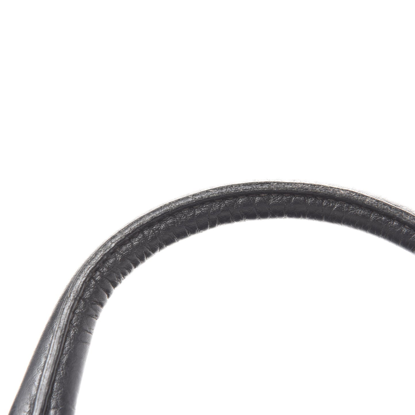 Vitello Daino Buckle Tote Black
