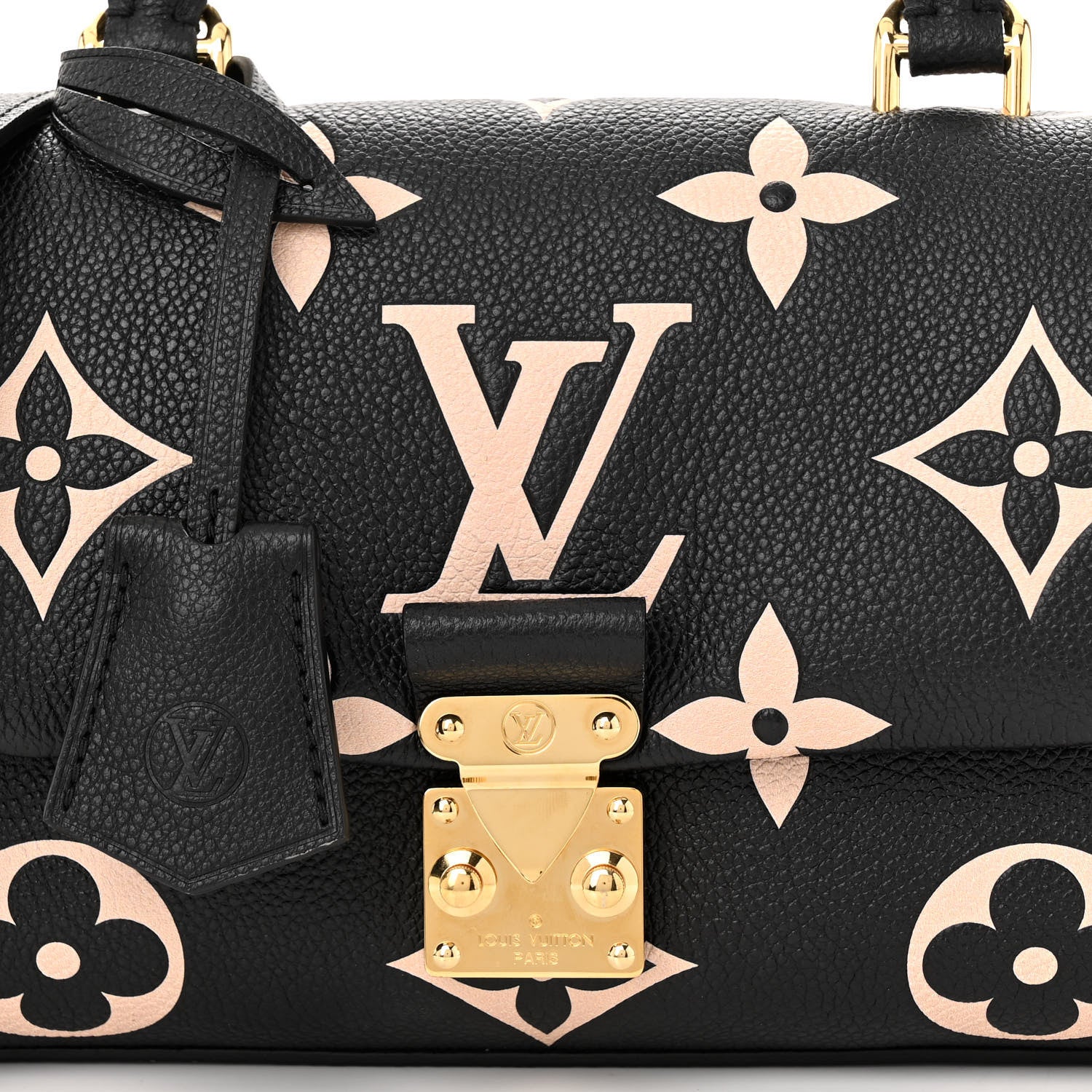 Louis Vuitton Empreinte Monogram Giant Madeleine BB Black Beige 7 of 9