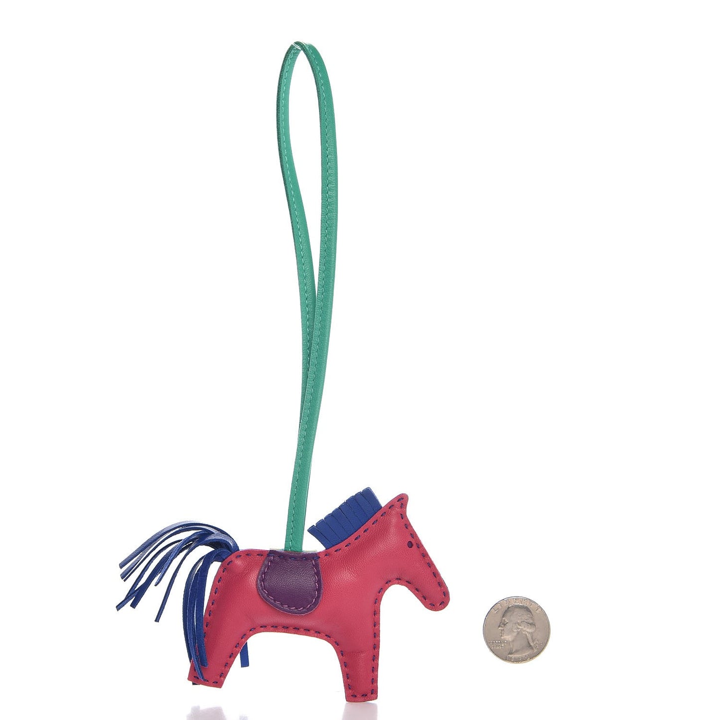 Milo Lambskin Grigri Rodeo Horse Bag Charm PM Rose Shocking Bleu Azteque Bleu Electrique Menthe Soufre Violet