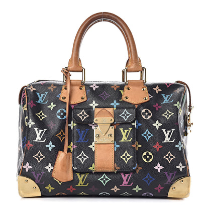 Louis Vuitton Monogram Multicolor Speedy 30 Black 1 of 15