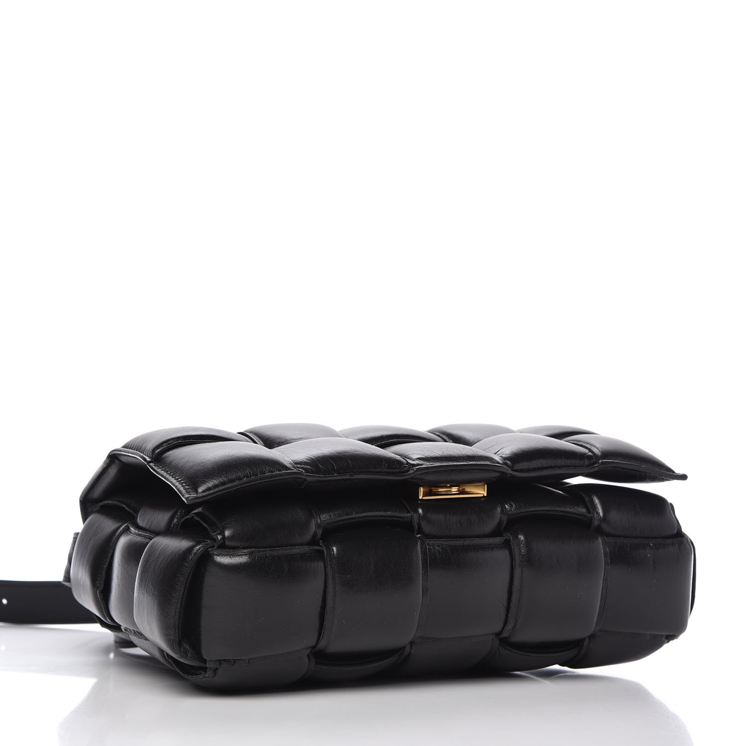 Bottega Veneta Nappa Maxi Intreccio Padded Cassette Crossbody Bag Black 4 of 8