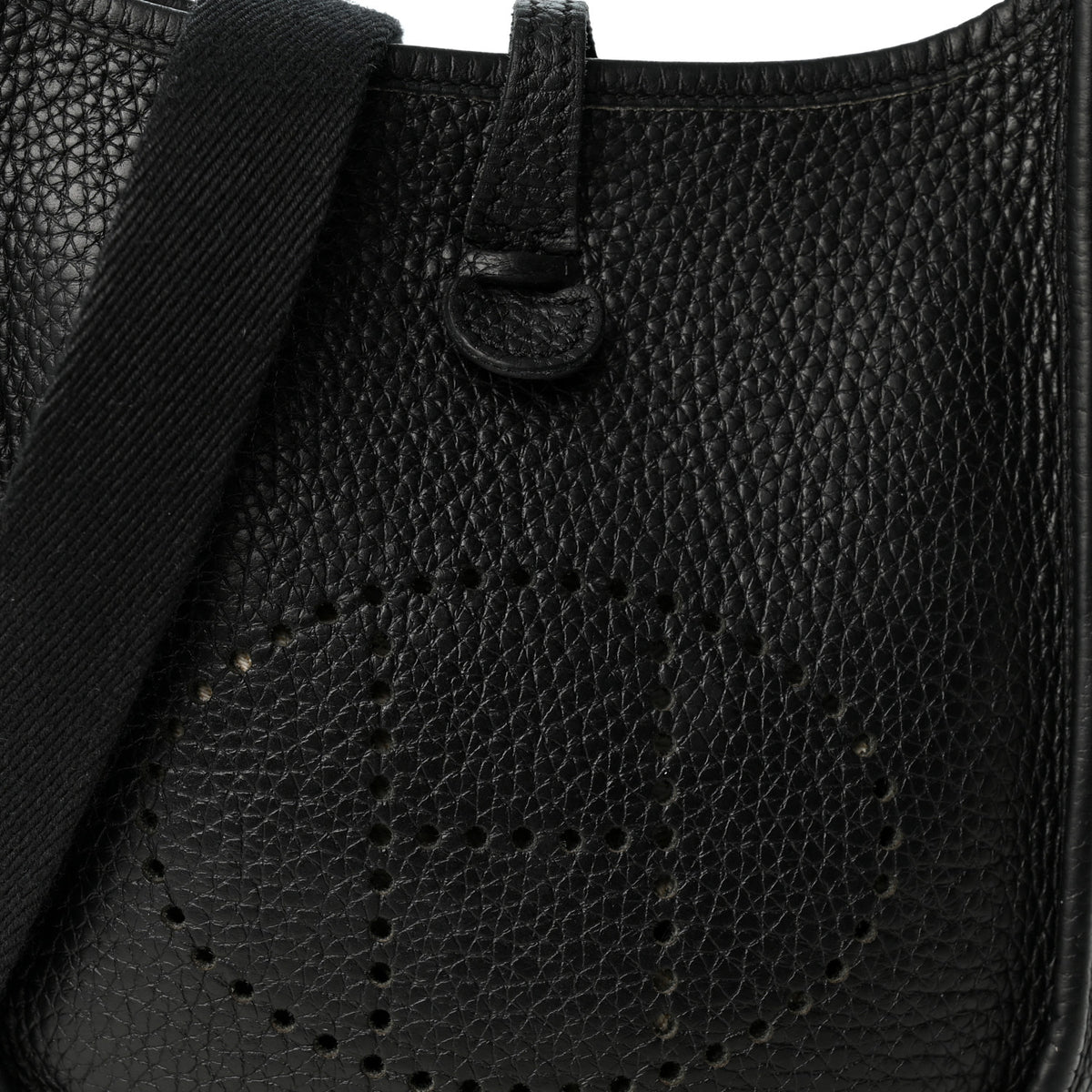 Hermes Taurillon Clemence Evelyne TPM Black 8 of 10