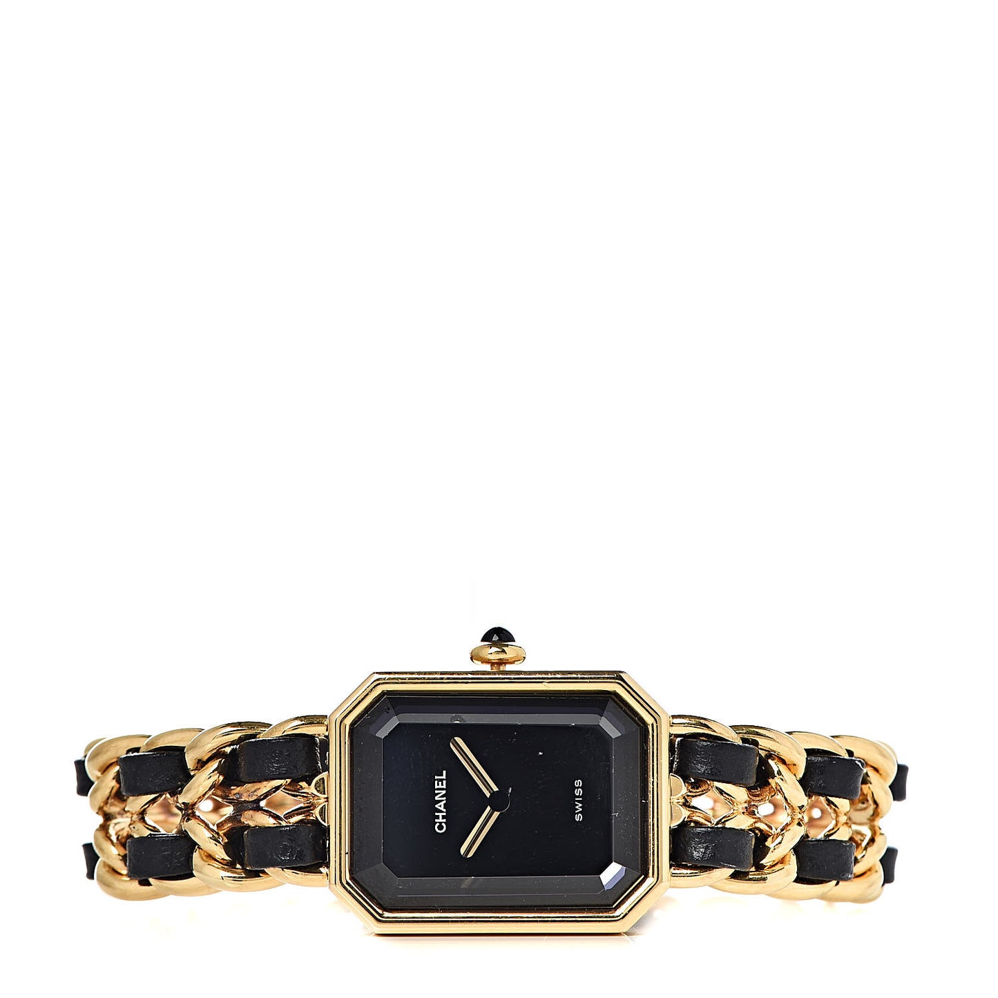 Stainless Steel Lambskin 20mm Chain Premiere Quartz Watch Gold M