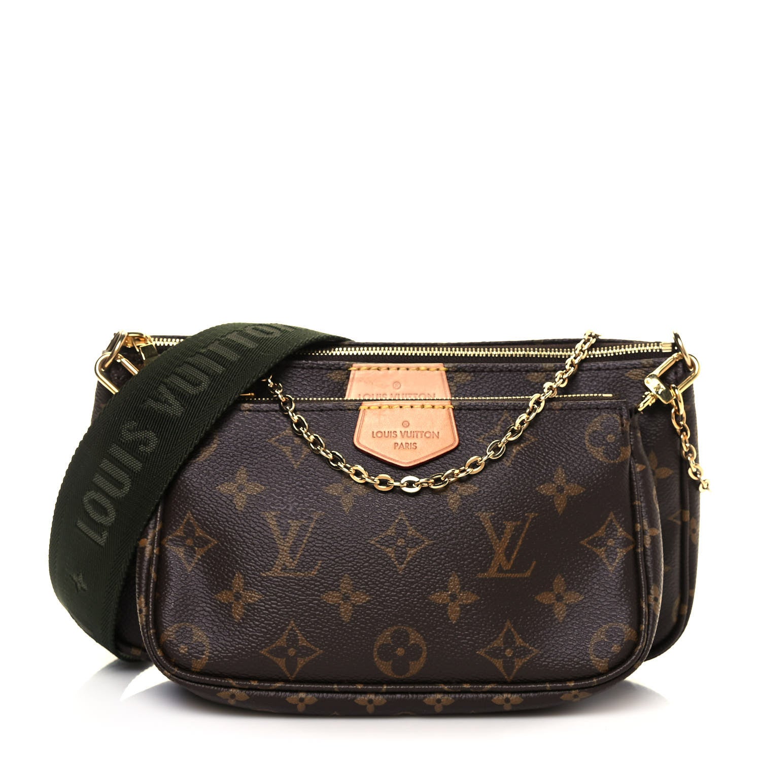 Louis Vuitton Monogram Multi Pochette Accessories Kaki 1 of 13