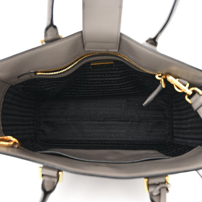 Prada Saffiano Soft Calfskin Zippered Tote Marmo 5 of 18