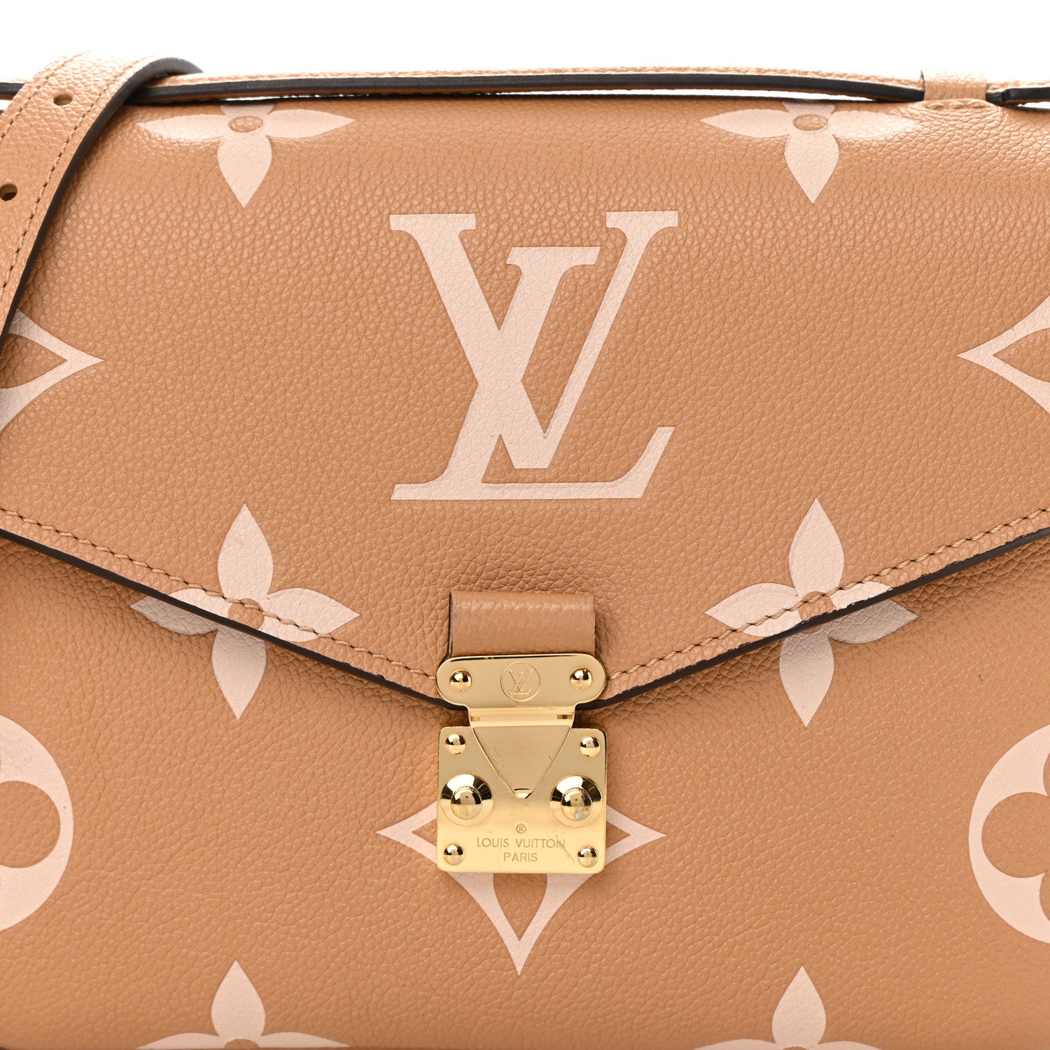 Louis Vuitton Empreinte Monogram Giant Pochette Metis Arizona Beige 6 of 12