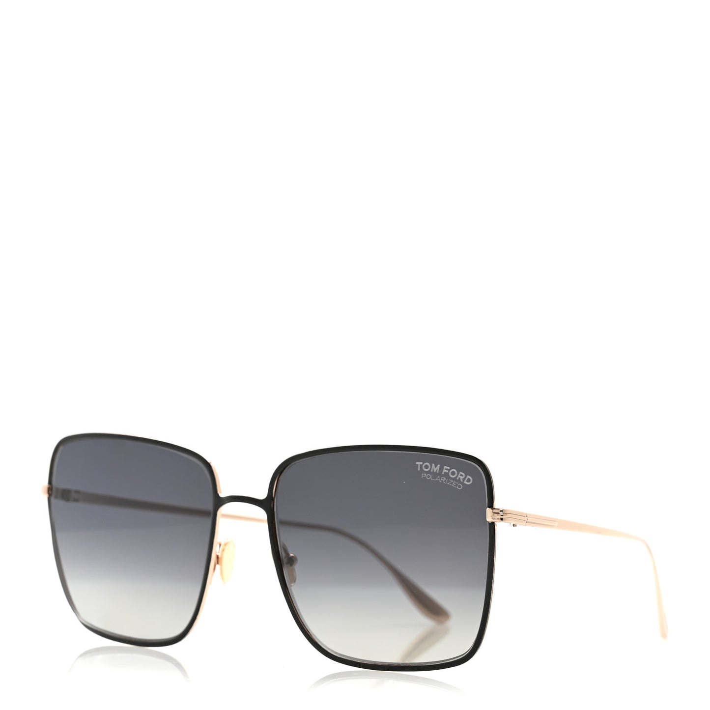 Acetate Polarized Heather Sunglasses TF739 Black
