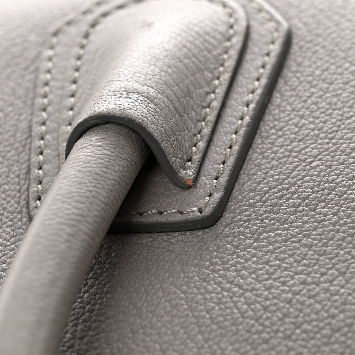 Sugar Goatskin Small Antigona Pearl Grey