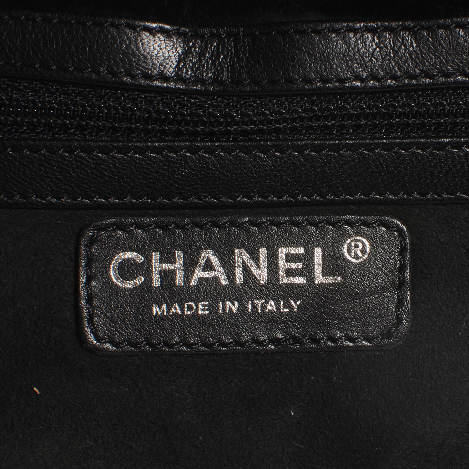 Chanel Suede Sherpa Shoulder Bag w Cosmetic Pouch Black 7 of 8