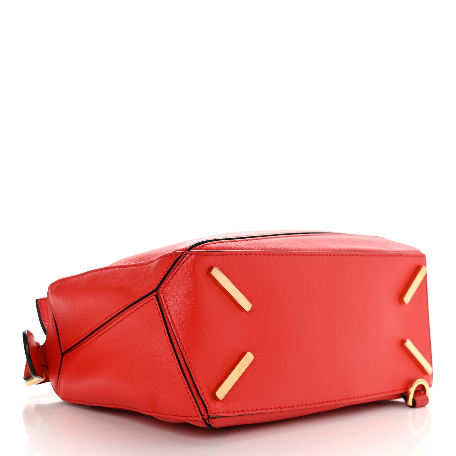 Loewe Calfskin Small Puzzle Bag Scarlet 4 of 10