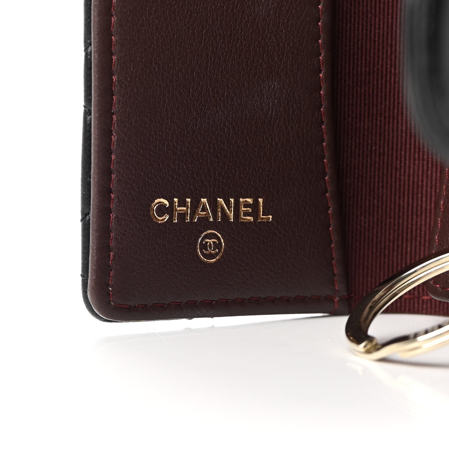 Chanel Lambskin Quilted 4 Key Holder Black 6 of 12