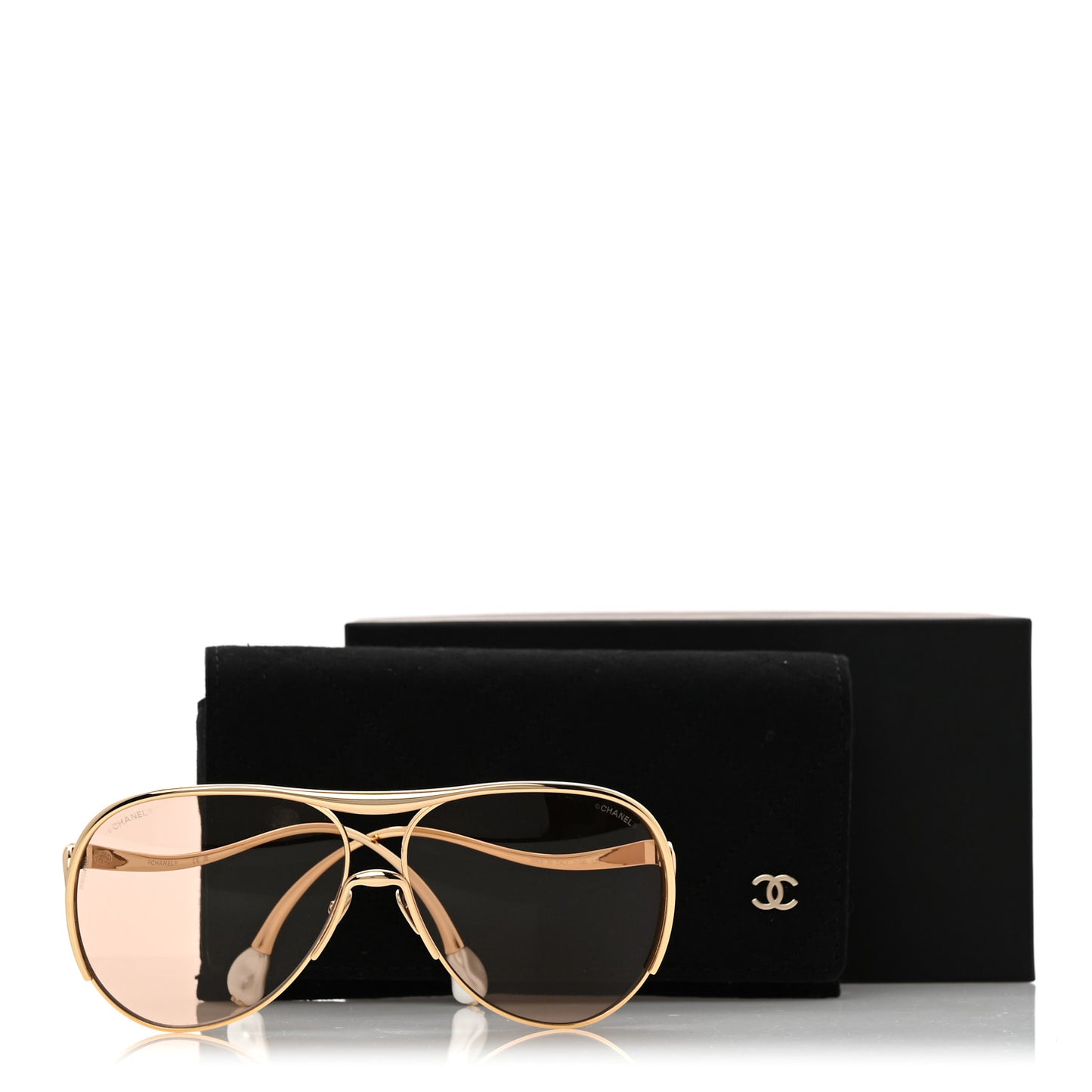 Metal Pearl Pilot Sunglasses 71790 Gold