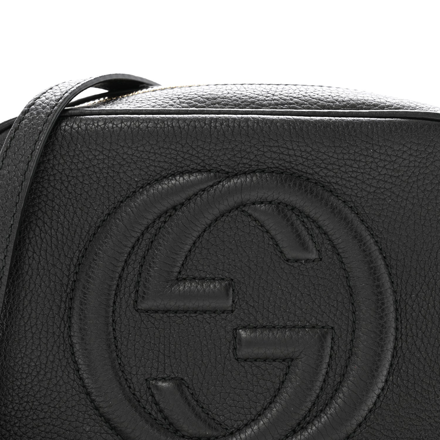 Gucci Pebbled Calfskin Small Soho Disco Bag Black 8 of 11