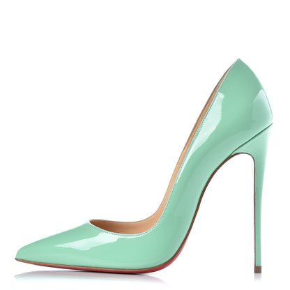 Christian Louboutin Patent So Kate 120 Pumps 38 Opal 1 of 9