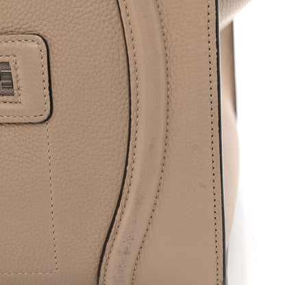 Celine Drummed Calfskin Mini Luggage Dune 13 of 14