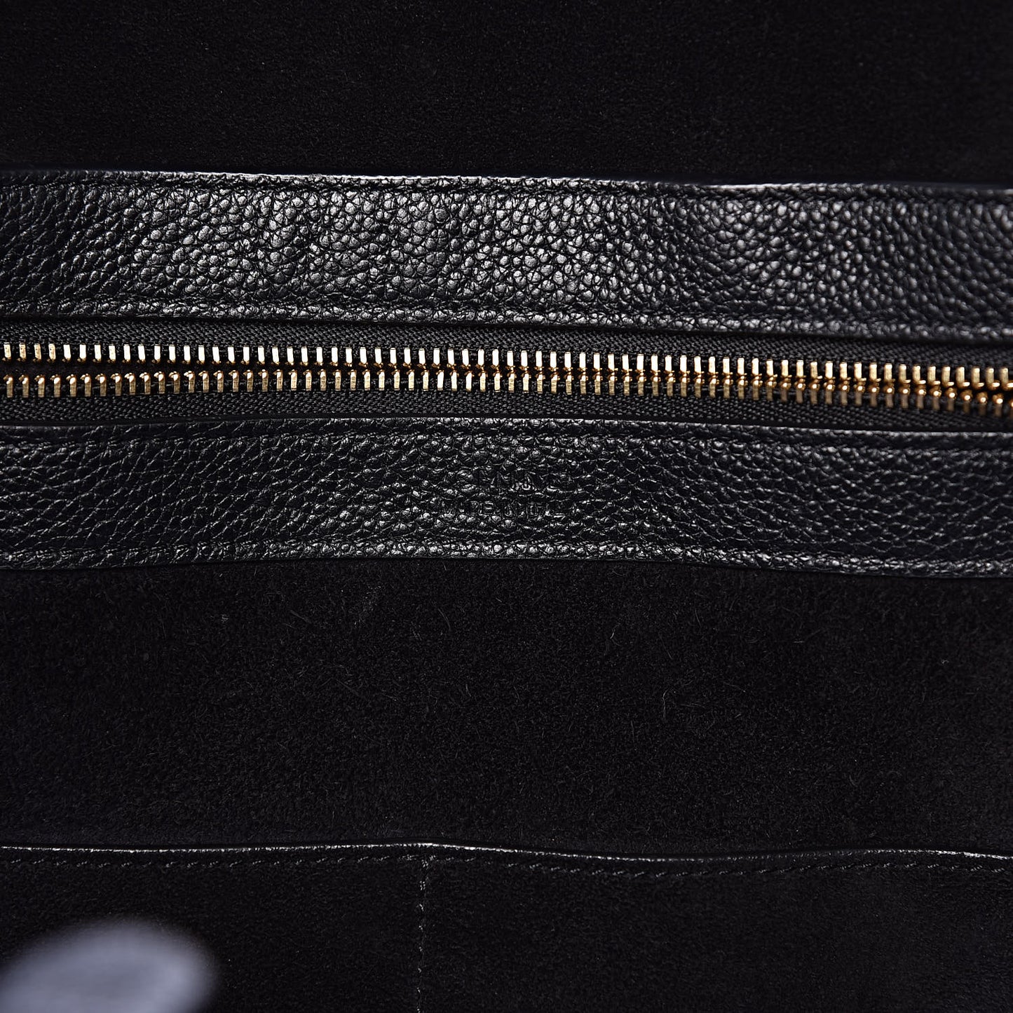 Soft Grained Calfskin Small Belt Cabas Phantom Black