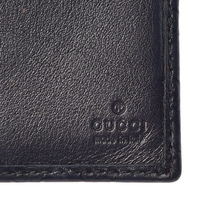 Gucci Microguccissima Bi-Fold Wallet Navy Blue 6 of 9