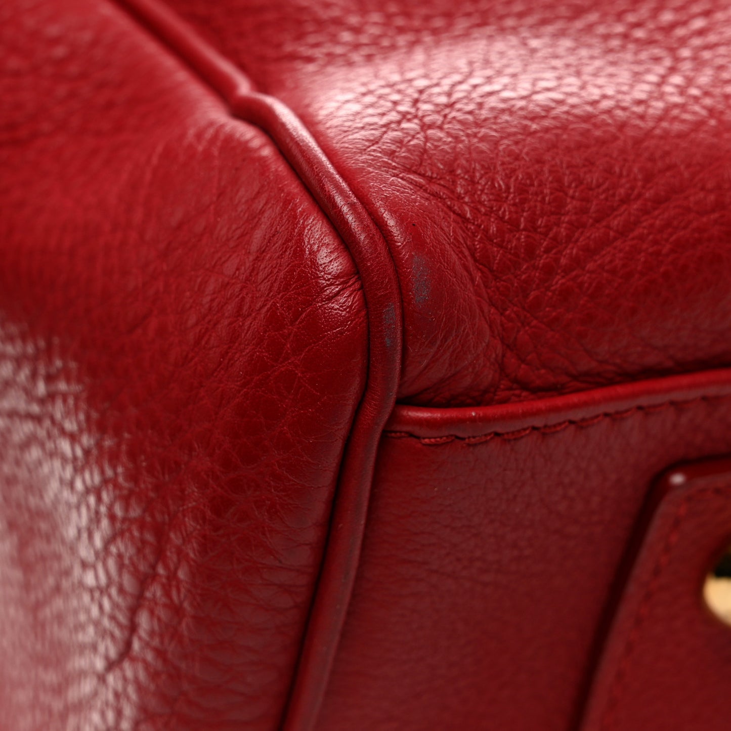 Veau Cachemire SC Bag MM Cherry
