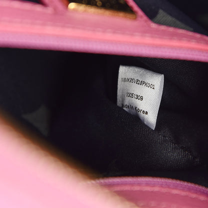 MCM Visetos Studded Medium Stark M Backpack Pink 7 of 12