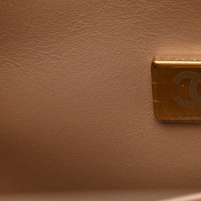 Chanel Calfskin Quilted Large Classic Shopping Tote Beige 7 of 10