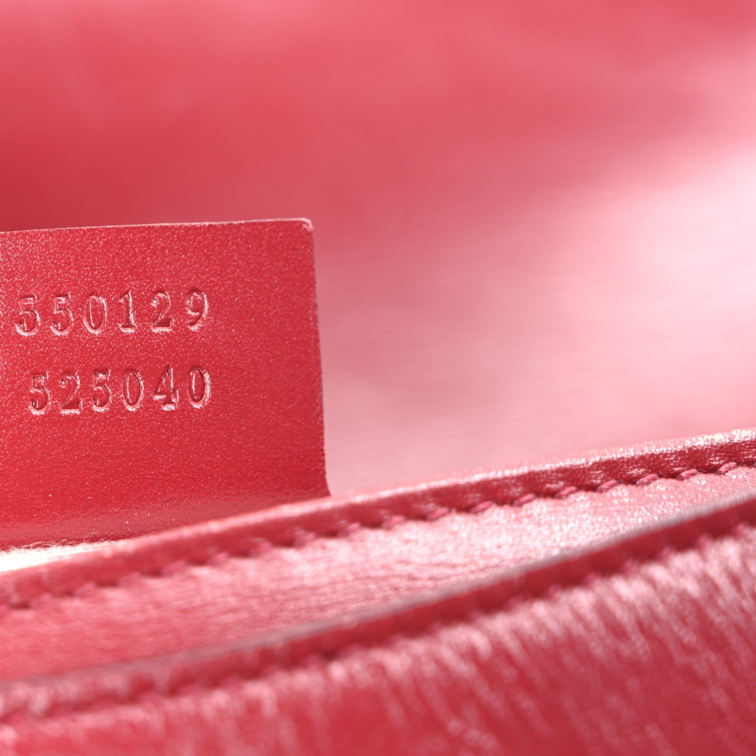 Gucci Vitello Palmellato Lux Bi-Color Small Arli Flap Shoulder Bag New Cherry Red Black 7 of 11