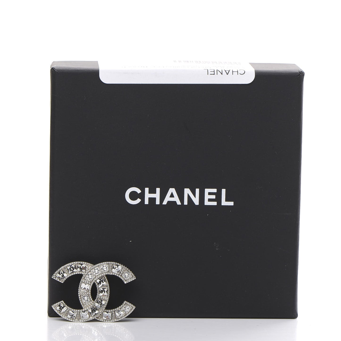 Crystal CC Brooch Silver
