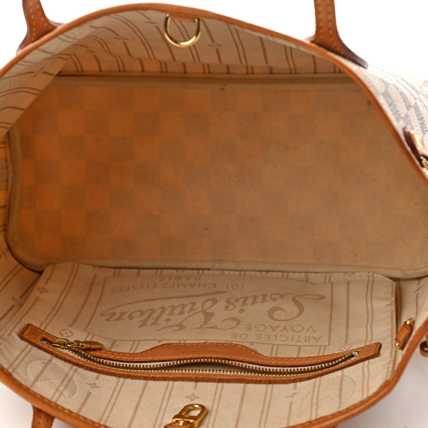 Louis Vuitton Damier Azur Neverfull PM 5 of 10