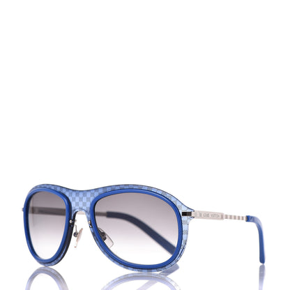 Louis Vuitton Damier Impulsion Sunglasses Z0424U Blue 1 of 7
