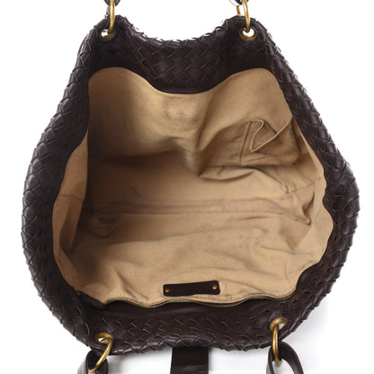 Bottega Veneta Nappa Intrecciato Large Capri Tote Ebano 5 of 15