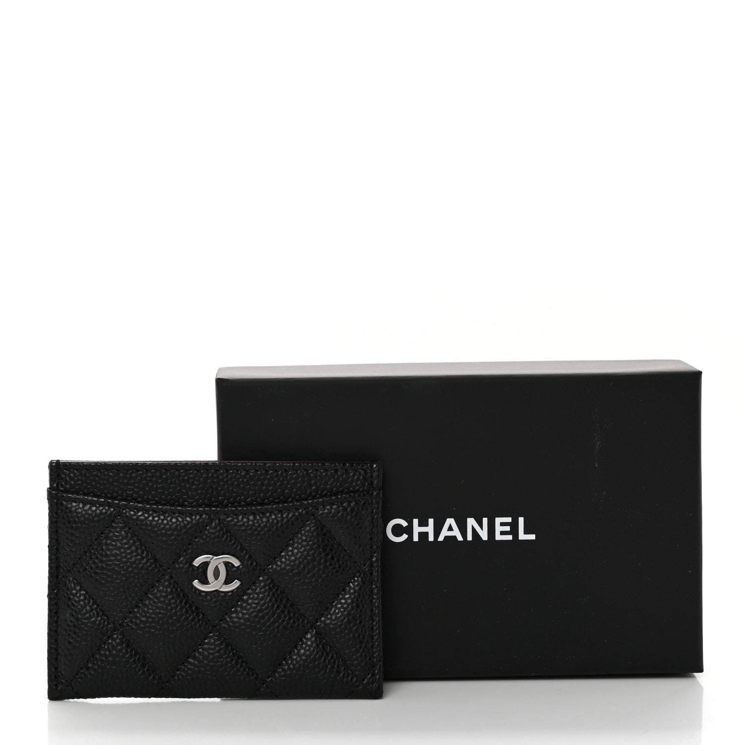 Chanel Caviar Quilted Card Holder Black 8 of 8