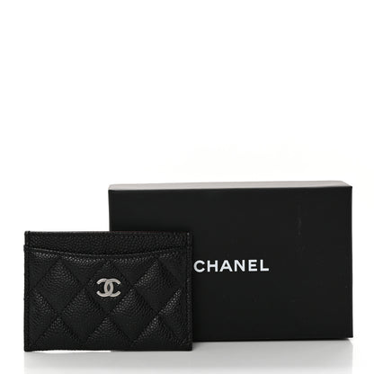 Chanel Caviar Quilted Card Holder Black 8 of 8
