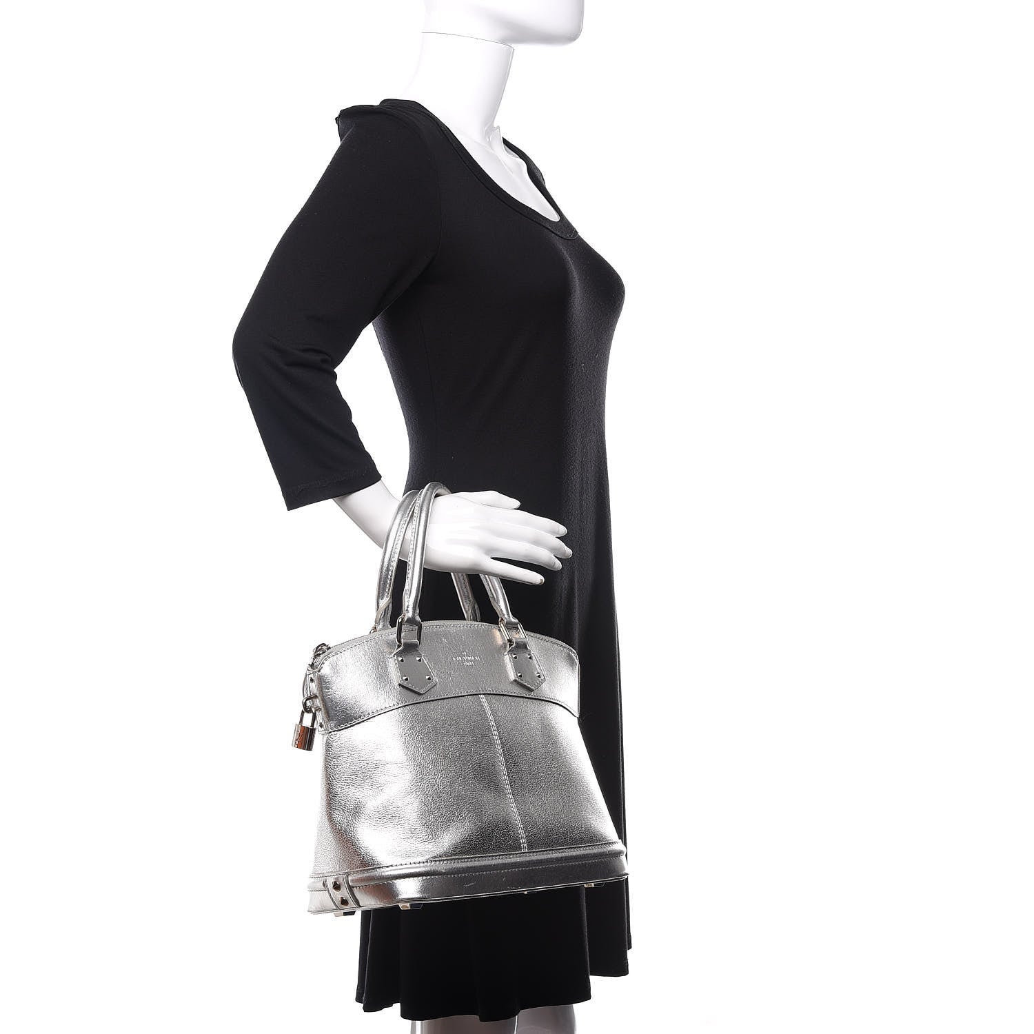 Louis Vuitton Suhali Lockit PM Silver 2 of 11