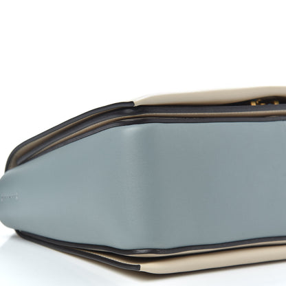 Celine Shiny Smooth Calfskin Medium Frame Shoulder Bag Grege Storm 8 of 10