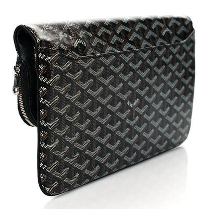 Goyard Goyardine Sainte Marie Soft Clutch Black 3 of 9