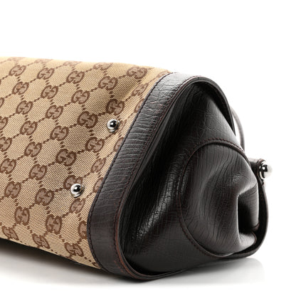 Gucci Monogram Bamboo Bullet Bag Dark Brown 10 of 11