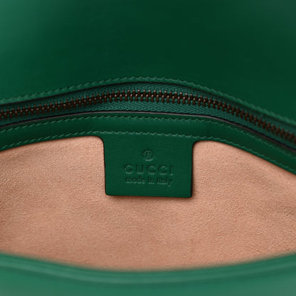 Gucci Calfskin Matelasse Small GG Marmont Shoulder Bag Emerald Green 6 of 10