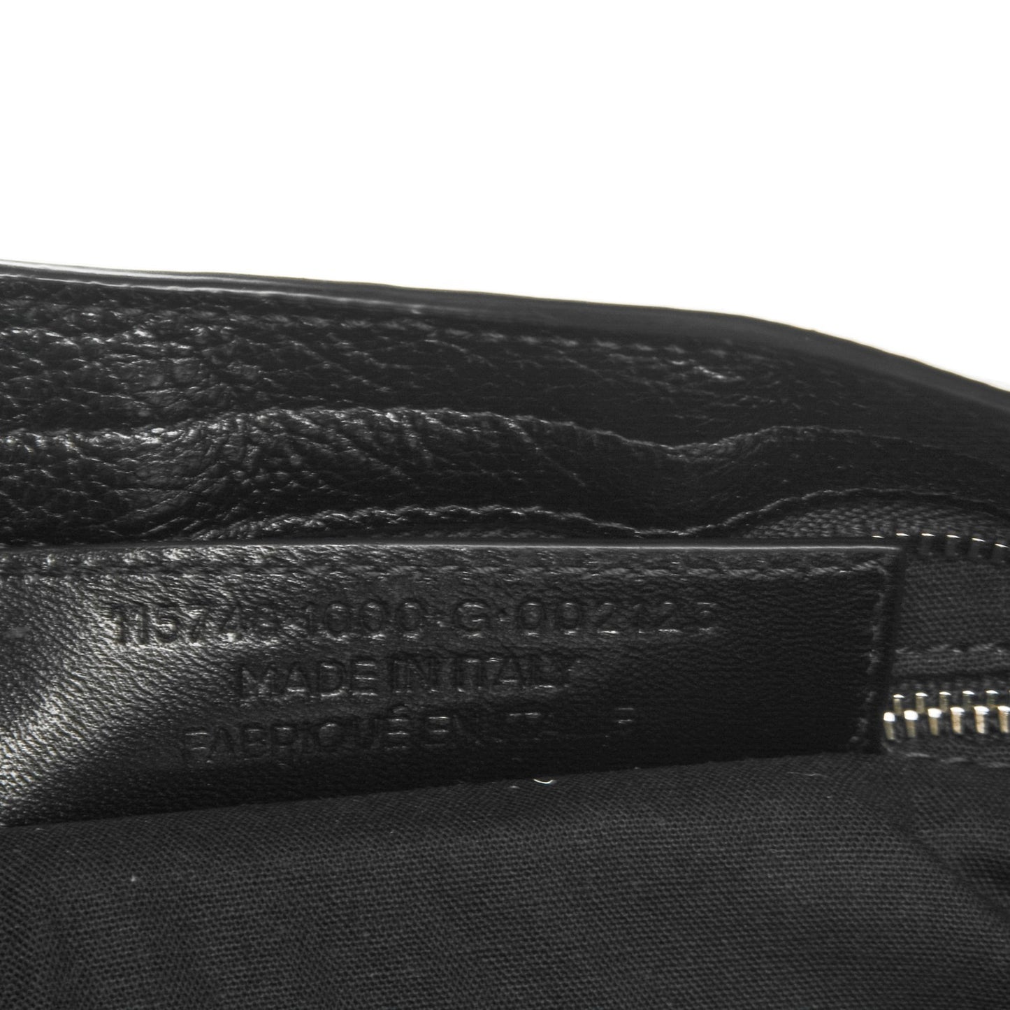 Chevre Silver Metallic Edge City Black