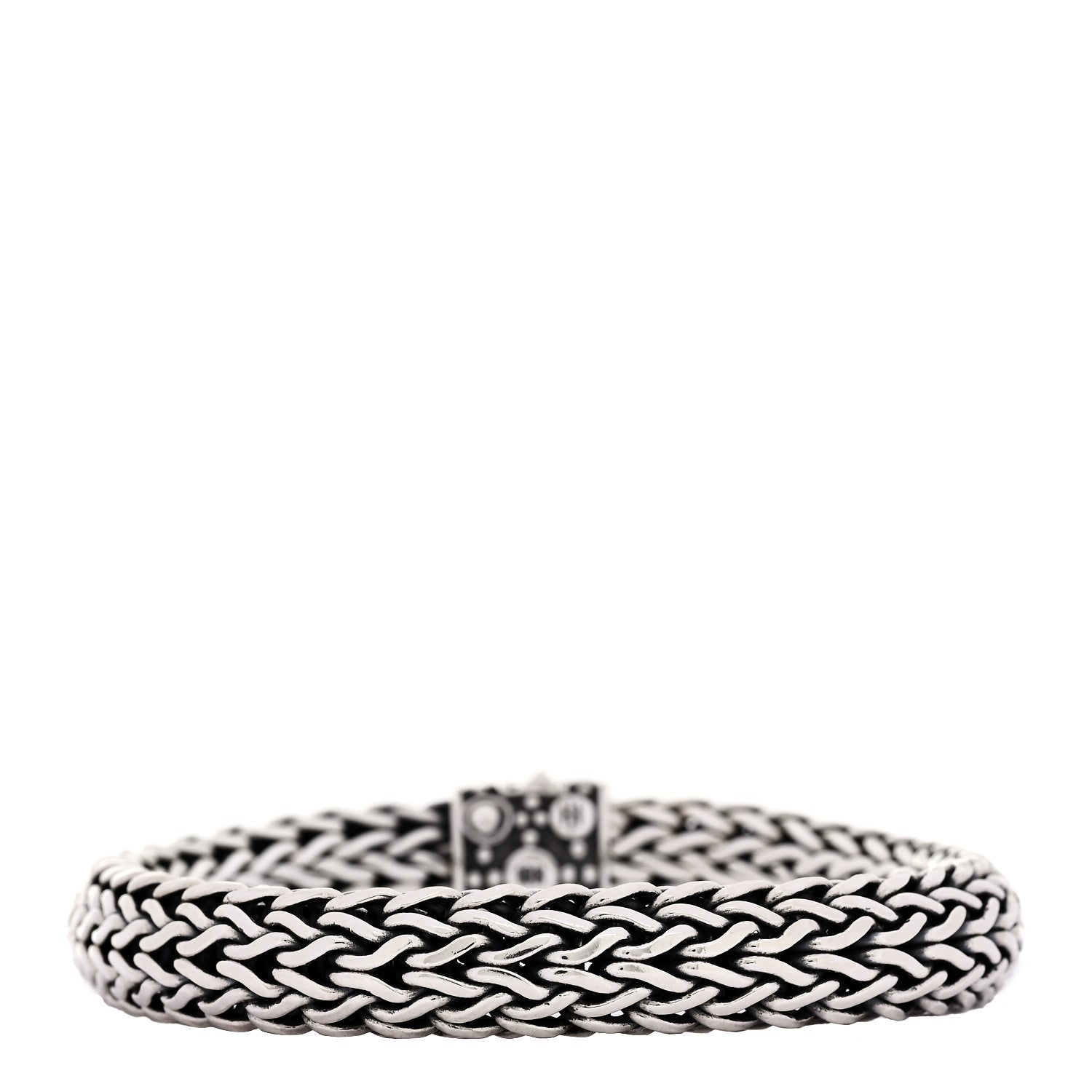 John Hardy Sterling Silver 18K Yellow Gold 10mm Jaisalmer Classic Chain Dot Bracelet 3 of 4