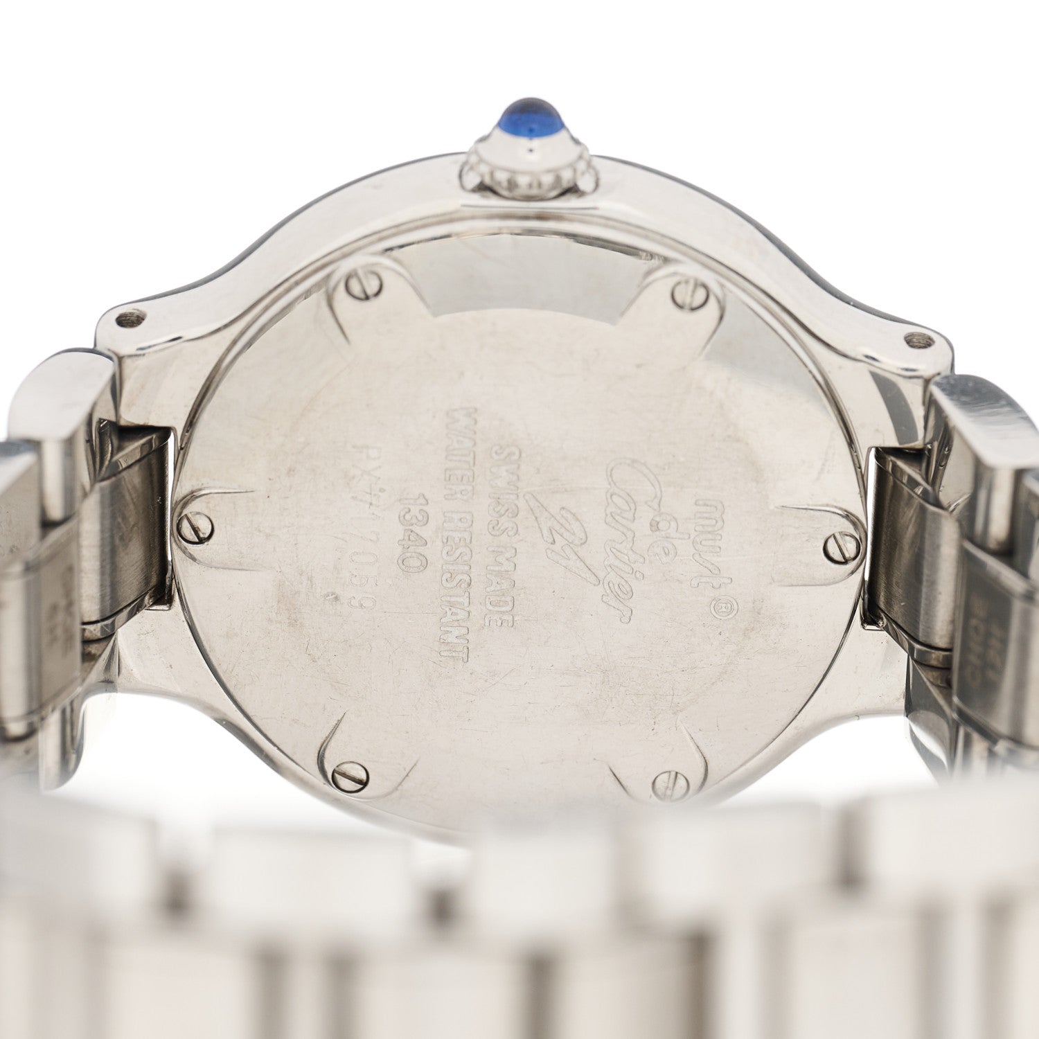 Cartier Stainless Steel 28mm Must De 21 Quartz Watch 3 of 4