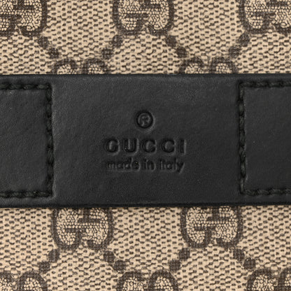 Gucci GG Supreme Monogram Web Belt Bag Black 7 of 18
