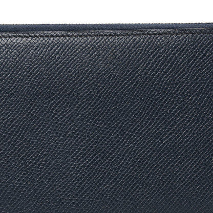 Hermes Epsom Silk'In Wallet Bleu Indigo Rouge De Coeur 10 of 10