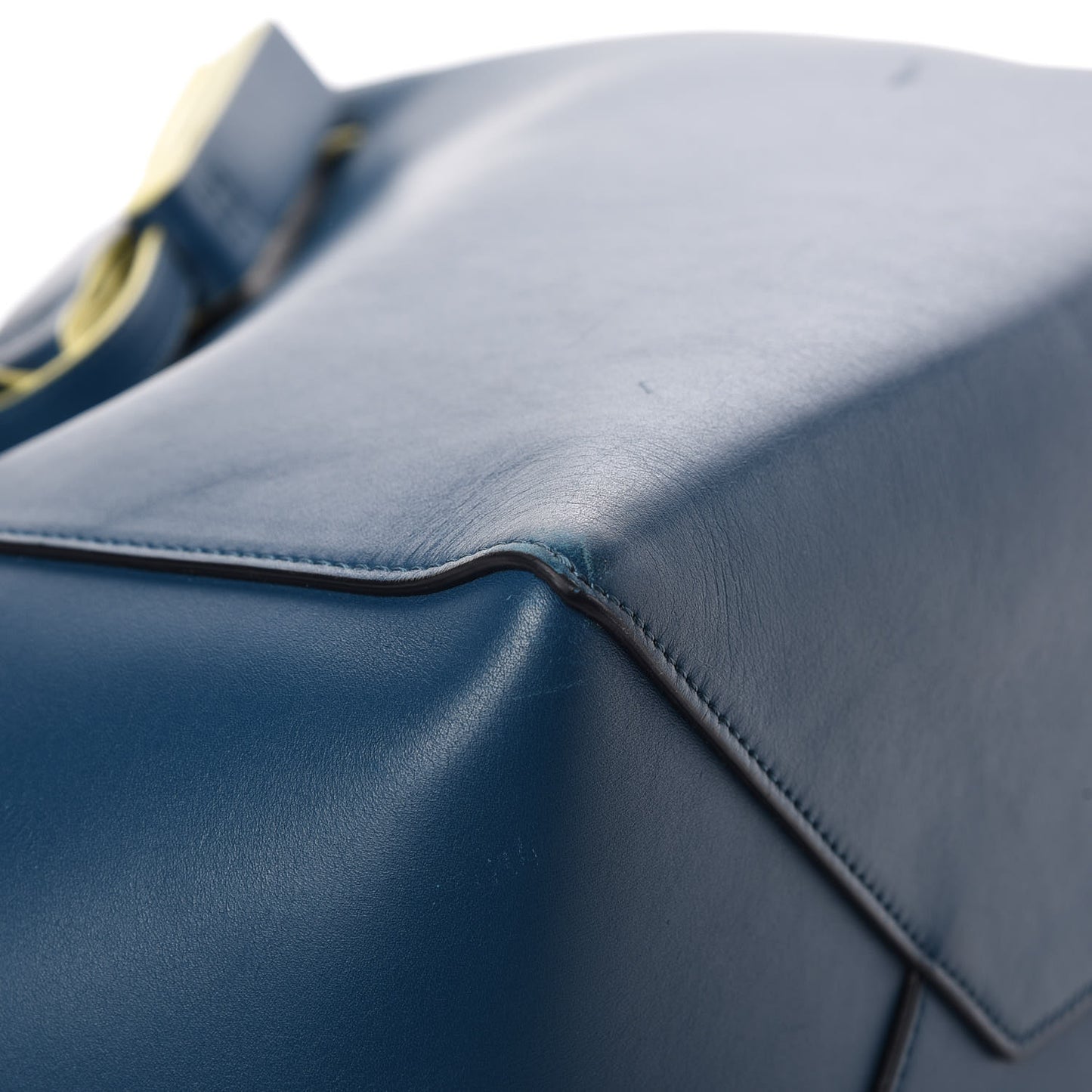 Smooth Calfskin Small Tassel Cabas Phantom Deep Blue