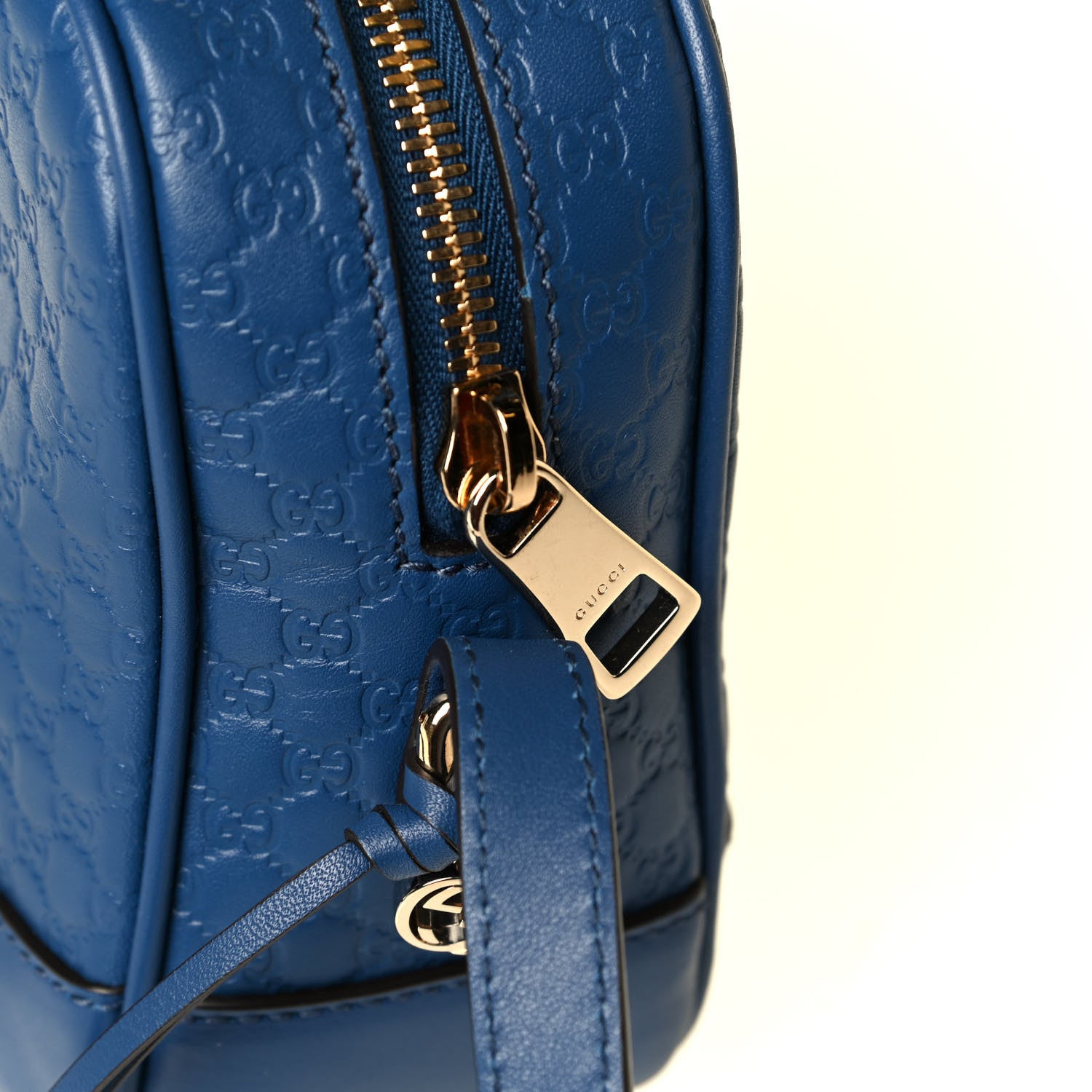 Gucci Soft Microguccissima Mini Bree Messenger Bag Caspian 6 of 6