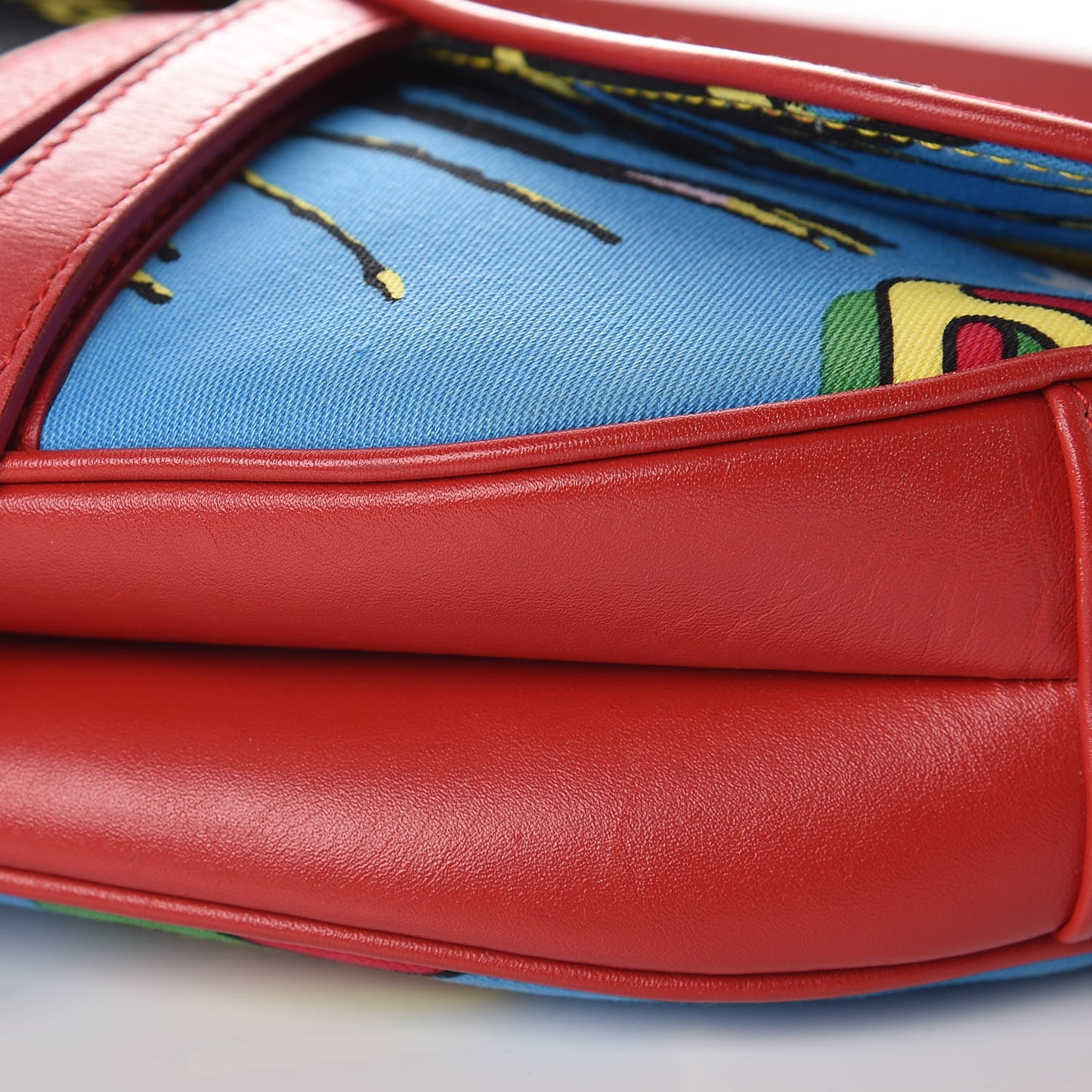 Canvas Bob Marley Saddle Bag Multicolor
