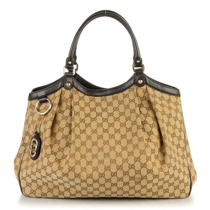 Gucci Monogram Large Sukey Tote Dark Brown 1 of 8